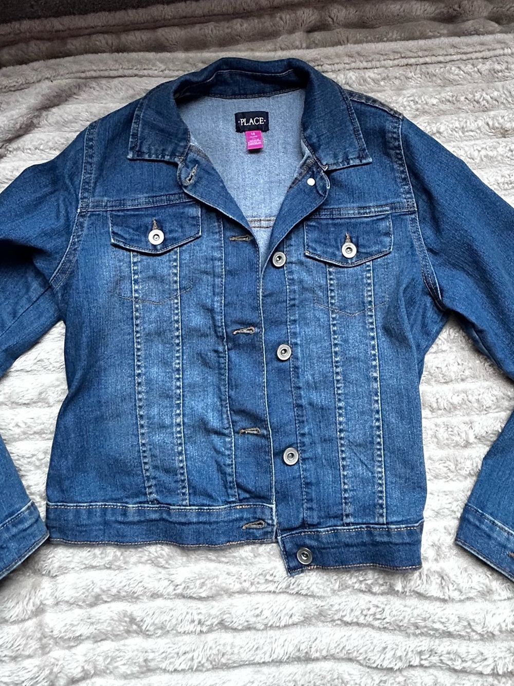 Place Girls Blue Denim Jean Jacket